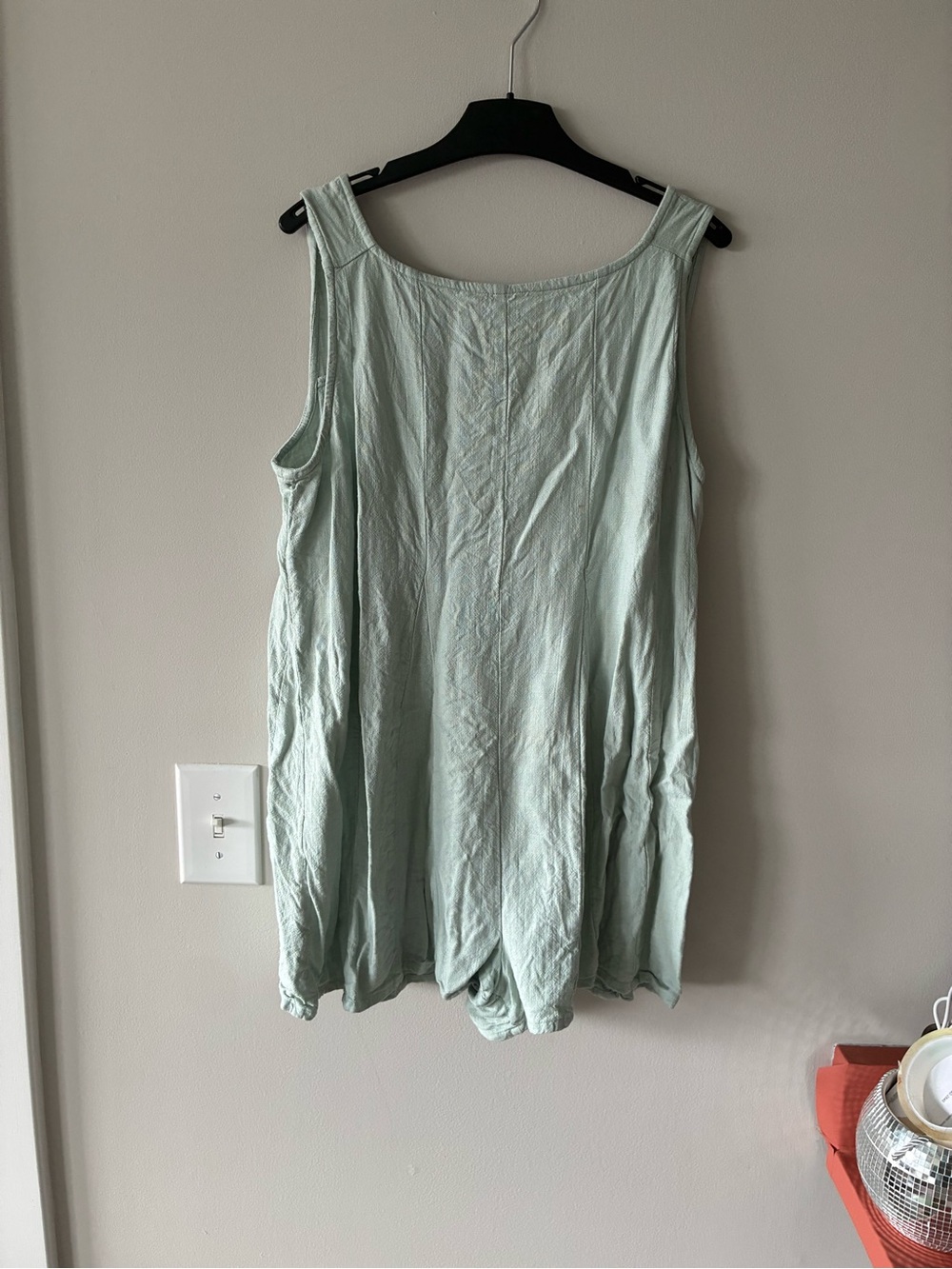 ASOS Design Godet Sage Green Women's Sleeveless Romper